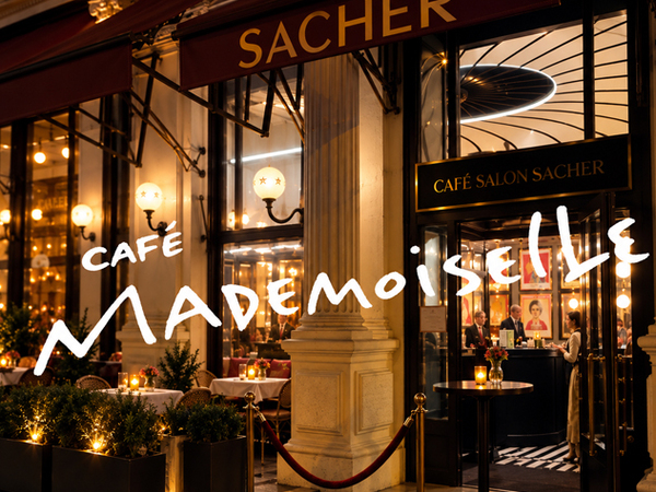 Das Café Mademoiselle im Salon Sacher in Wien