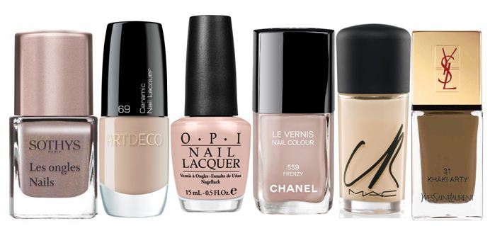 Nagellacke im fashionable Nude Look