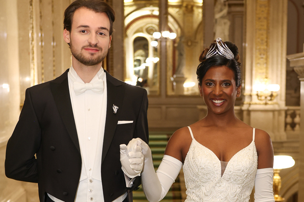 Debütanten-Paar des Wiener Opernballs 2026