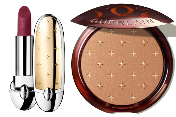 Terracotta-Puder in der Christmas-Edition und Rouge G Lippenstift