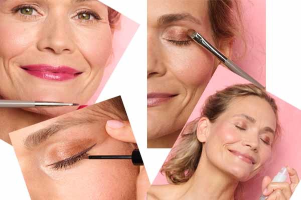 Schnell ist der Tageslook in ein strahlendes Abend Makeup verwandelt Schnell ist der Tageslook in ein strahlendes Abend Makeup verwandelt
